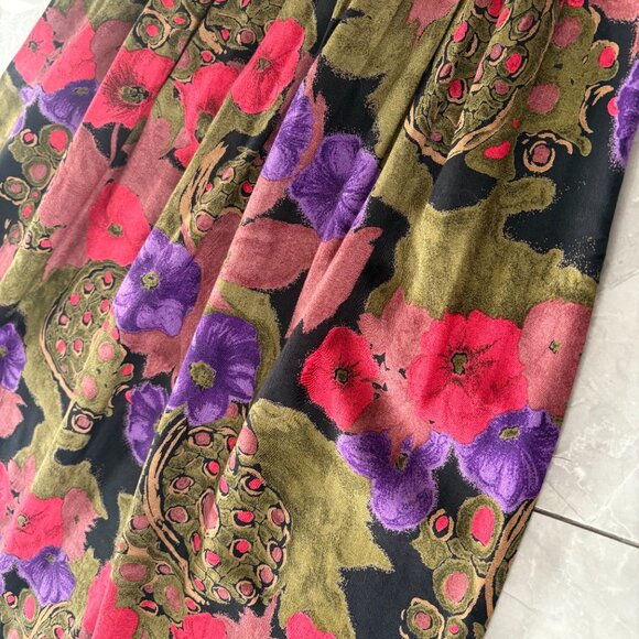 Vintage Principles Abstract Floral Skirt Sz 10 - Picture 6 of 9